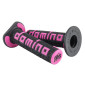 REVETEMENT POIGNEE DOMINO MOTO OFF ROAD A360 NOIR/FUCHSIA CLOSED END 120-123mm (PAIRE) 8033900036642