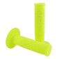 REVETEMENT POIGNEE DOMINO MOTO OFF ROAD 6131 JAUNE FLUO CLOSED END 120mm (PAIRE) 8033900031913
