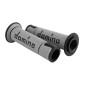 REVETEMENT POIGNEE DOMINO MOTO ON ROAD A450 GRIS/NOIR OPEN END 120-125mm (PAIRE) 8033900036949