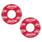 DONUTS DE REVETEMENT POIGNEE DOMINO MOTO OFF ROAD ROUGE (PAIRE) 8033900001381