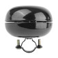 RING BELL - P2R - PLAIN BLACK-STEEL Ø 80mm (SOLD PER UNIT) 3700948040850
