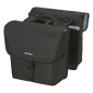 SACOCHE ARRIERE VELO DOUBLE BASIL GO 32L NOIR FIXATION VELCROS SUR PORTE BAGAGE - FIXATION SYSTEME MIK (COMPATIBLE AVEC 157030 INCLUS) (40x16x38cm) 8715019184710