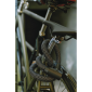 ANTIVOL VELO CHAINE A CLE ABUS YARNIT 4004K DIAM 24 mm LONGUEUR 140 cm AVEC SERRURE INTEGREE NOIR -NIVEAU SECURITE 7- 4003318506376