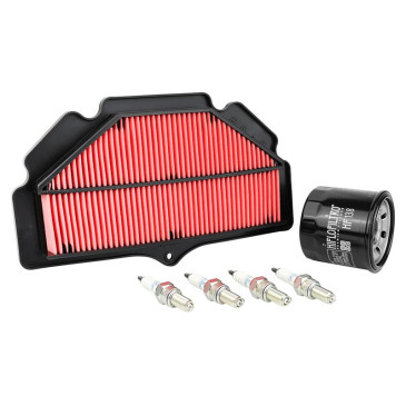 KIT ENTRETIEN MOTO ADAPTABLE SUZUKI 750 GSR 2011>2016 (PACK 6 PIECES) -SELECTION P2R PREMIUM- 3667385010245