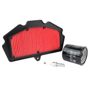 KIT ENTRETIEN MOTO ADAPTABLE KAWASAKI 400 NINJA 400 2018>2023, Z400 2019>2023 (PACK 3 PIECES) -SELECTION P2R PREMIUM- 3667385010771