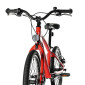 VELO MUSCULAIRE VTT 20 LEADER FOX GAMP 2026 GARCON ROUGE 6V (TAILLE ENFANT 120 à 135 cm)