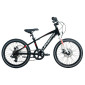 VELO MUSCULAIRE VTT 20 LEADER FOX GAMP 2026 GARCON NOIR 6V (TAILLE ENFANT 120 à 135 cm)