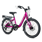 VELO MUSCULAIRE VTT 20 LEADER FOX GAMP 2026 FILLE FUCHSIA 6V (TAILLE ENFANT 120 à 135 cm)