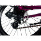VELO MUSCULAIRE VTT 20 LEADER FOX GAMP 2026 FILLE FUCHSIA 6V (TAILLE ENFANT 120 à 135 cm)