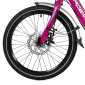 VELO MUSCULAIRE VTT 20 LEADER FOX GAMP 2026 FILLE FUCHSIA 6V (TAILLE ENFANT 120 à 135 cm)