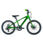 VELO MUSCULAIRE VTT 20 LEADER FOX GAMP 2026 GARCON VERT 6V (TAILLE ENFANT 120 à 135 cm)