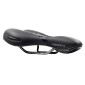 SELLE ROYAL RESPIRO LOISIR GEL CONFORT MAX MODERATE AVEC PROTECTION LATERALE ET ELASTOMERE NOIR 277x182mm 535g 8021890648358