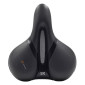 SELLE ROYAL RESPIRO/STRACCIATELLA LOISIR GEL CONFORT MAX MODERATE AVEC PROTECTION LATERALE ET ELASTOMERE NOIR 256x227mm 771g 8021890648365