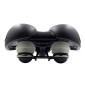 SELLE ROYAL RESPIRO/STRACCIATELLA LOISIR GEL CONFORT MAX MODERATE AVEC PROTECTION LATERALE ET ELASTOMERE NOIR 256x227mm 771g 8021890648365