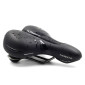 SELLE ROYAL RESPIRO/STRACCIATELLA LOISIR GEL CONFORT MAX MODERATE AVEC PROTECTION LATERALE ET ELASTOMERE NOIR 256x227mm 771g 8021890648365