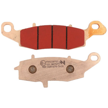 BRAKE PADS NEWFREN FOR KAWASAKI 650 KLE VERSYS 2007>2014 Front 900 VN VULCAN CLASSIC 2006>2016 Front SUZUKI 650 DL V STROM 2004> Front 650 GLADIUS 2009>2016 Front (FD0228TS) (TOURING SINTERED) 8025832414612