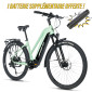 VELO ELECTRIQUE/VAE CITY 28 LEADER FOX BARNET FEMME VERT D'EAU 9V MOTEUR CENTRAL BAFANG M510 36V 95Nm BATTERIE 20Ah (18'' - H46cm - TAILLE M - POUR ADULTE DE 168cm à 178cm) 8592826103727