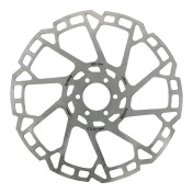 DISQUE DE FREIN ROUTE / VTT 6 TROUS ELVEDES 203 mm ARGENT -EPAISSEUR 2.3 mm- 8716706026917