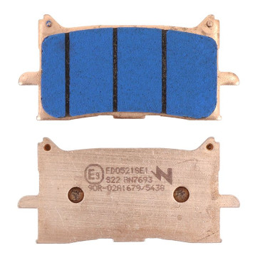 PLAQUETTE DE FREIN NEWFREN POUR HONDA 125 CB R 2018> AV, 1000 AFRICA TWIN 2016>2019 AV, 1100 AFRICA TWIN 2020> AV, 750 X-ADV 2017> AV, 750 FORZA 2021> AV (FD0521SE) (ELITE METAL FRITTE) 8025832416746