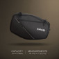 SACOCHE CAVALIERE LATERALE SHAD SL58 EXTENSIBLE NOIR 36L/48L (FIXATION INCLUSE) (X0SL581) 8430358705159