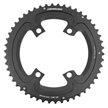 PLATEAU ROUTE 4BRA D.110 POUR SHIMANO ULTEGRA R8100 STRONGLIGHT 50DTS EXTERIEUR NOIR ALU 12V. POUR INTERIEUR 36DTS 3700223726059