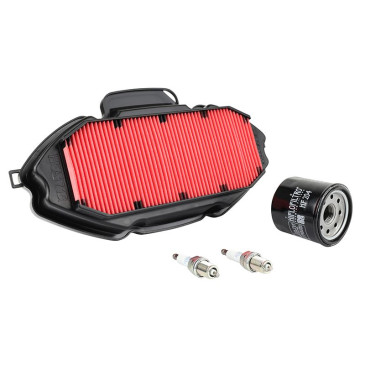 KIT ENTRETIEN MOTO ADAPTABLE HONDA 750 NC X, NC X DCT 2014>2020, 700 INTEGRA 2011>2013 (PACK 4 PIECES) -SELECTION P2R PREMIUM- 3667385011105