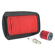 KIT ENTRETIEN MOTO ADAPTABLE YAMAHA 125 YZF-R125 2015>2018 (PACK 3 PIECES) -SELECTION P2R PREMIUM- 3667385011419