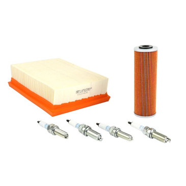 KIT ENTRETIEN MOTO ADAPTABLE KTM 1290 SUPER DUKE R 2014>2019, SUPER ADVENTURE R, S, T 2015>2024 (PACK 6 PIECES) -SELECTION P2R PREMIUM- 3667385011525