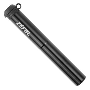POMPE MINI ROUTE/GRAVEL ZEFAL GRAVEL MINI ALU NOIR 5.5BARS L180mm VP/VS PNEU SECTION 35-47 105g AVEC CLIPS FIXATION 3420586601144