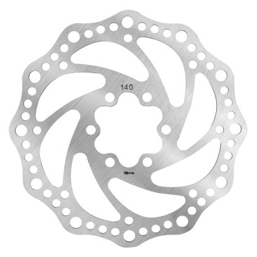 DISQUE DE FREIN TROTTINETTE 6 TROUS DIAM 140 mm ARGENT -SELECTION P2R- 7427251898621