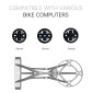 SUPPORT GPS / COMPTEUR 3D TITANE FIXATION POUR CINTRE GIANT SEPARATE STEM COMPATIBLE GARMIN 1050 17.3 g (LIVRE AVEC SUPPORT GARMIN, BRYTON, WAHOO) -NEWTON- 3667385010795