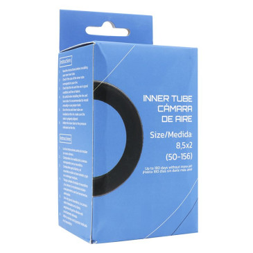 CHAMBRE A AIR TROTTINETTE 8.5 X 2.00 VALVE STANDARD COUDEE 90° (90° EXTERIEUR) 7427255406075