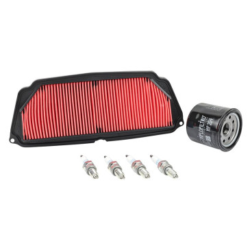 KIT ENTRETIEN MOTO ADAPTABLE HONDA 650 CB R 2019>, CBR R 2019> (PACK 6 PIECES) -SELECTION P2R PREMIUM- 3667385011068