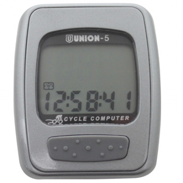 COMPTEUR VELO UNION 5N GRIS (5 FONCTIONS)