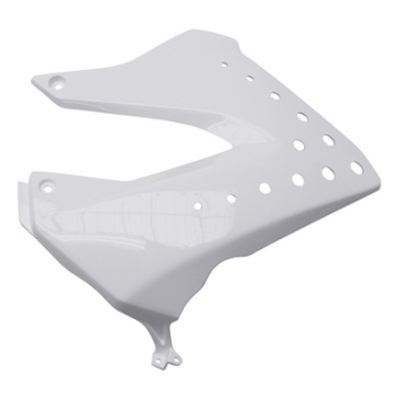 LEFT SIDE COVER FOR TANK FOR 50cc MOTORBIKE DERBI 50 SENDA DRD 2005>2010 GLOSS WHITE 3700948099544
