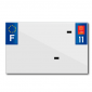 BANDE PLAQUE MOTO 210x130 POUR PVC VIERGE DEP. 11/EURO (VENDU A L'UNITE) 3700948119020