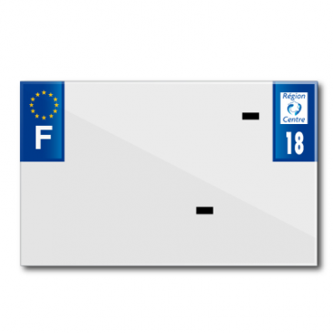 PLASTIC STRIP FOR BLANK PVC LICENSE PLATE (MOTORBIKE FORMAT 210X130)-DEPT 18/EUROPE (SOLD PER UNIT)