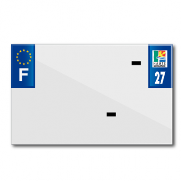 PLASTIC STRIP FOR BLANK PVC LICENSE PLATE (MOTORBIKE FORMAT 210X130)-DEPT 27/EUROPE (SOLD PER UNIT) 3700948119174