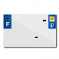 BANDE PLAQUE MOTO 210x130 POUR PVC VIERGE DEP. 57/EURO (VENDU A L'UNITE) 3700948119471