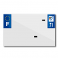 BANDE PLAQUE MOTO 210x130 POUR PVC VIERGE DEP. 71/EURO (VENDU A L'UNITE) 3700948119617