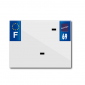 BANDE PLAQUE MOTO 170x130 POUR PVC VIERGE DEP. 69/EURO (VENDU A L'UNITE) 3700948118757