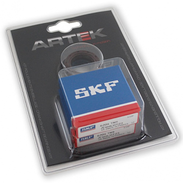BEARING FOR CRANKSHAFT+SEALS FOR SCOOT ARTEK FOR PIAGGIO 50 ZIP 2T, TYPHOON, NRG/GILERA 50 STALKER, RUNNER (KIT SC04A47CS REINFORCED POLYAMID C4 + VITON SEALS) 3700948003879