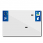 BANDE PLAQUE MOTO 210x145 POUR PVC AVEC RAISON SOCIALE DEP. 61/EURO (VENDU A L'UNITE) 3700948120552