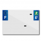 BANDE PLAQUE MOTO 210x145 POUR PVC AVEC RAISON SOCIALE DEP. 87/EURO (VENDU A L'UNITE) 3700948120811
