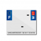 BANDE PLAQUE MOTO 170x145 POUR PVC AVEC RAISON SOCIALE DEP. 30/EURO (VENDU A L'UNITE) 3700948118825