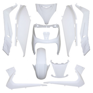 FAIRINGS/BODY PARTS FOR MAXISCOOTER YAMAHA 125-250 XMAX 2006>2009 / MBK 125-250 SKYCRUISER 2006>2007 WHITE GLOSS (10 PARTS KIT)