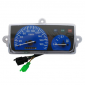 SPEEDOMETER FOR SCOOT (REPLAY) MBK 50 BOOSTER 1999>2003/YAMAHA 50 BWS 1999>2003 (180KM/H, BLUE, 3 PLUGS)