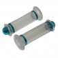 REVETEMENT POIGNEE REPLAY SCOOTER/50 A BOITE DOME TRANSPARENT/BLEU - CLOSED END (PAIRE) 3700948151426