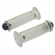 GRIP- REPLAY DOME TRANSPARENT/CARBON - CLOSED END (Pair) 3700948151433