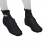 CYCLING SHOE COVER- (WINTER)- BLACK XL 44/45 (ZIP + VELCRO TAPE) (PAIR) 8015431004055